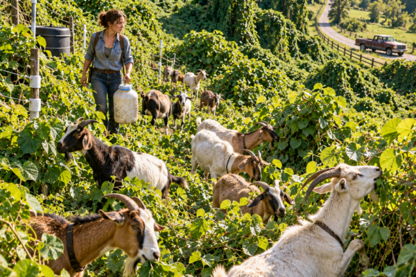 EVERYONE LAUGHED WHEN SHE PAID JUST $1 FOR 50 ACRES CHOKED BY KUDZU AN...